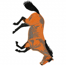 Horses Embroidery Design 2 Horses Embroidery Design 2